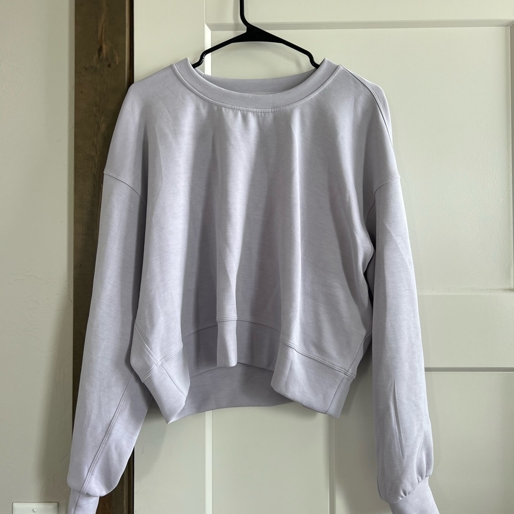 Lululemon Softstreme Perfectly Oversized Cropped Crew